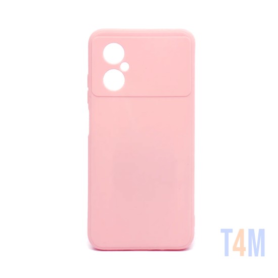 Capa de Silicone para Xiaomi Poco M4 5g Rosa